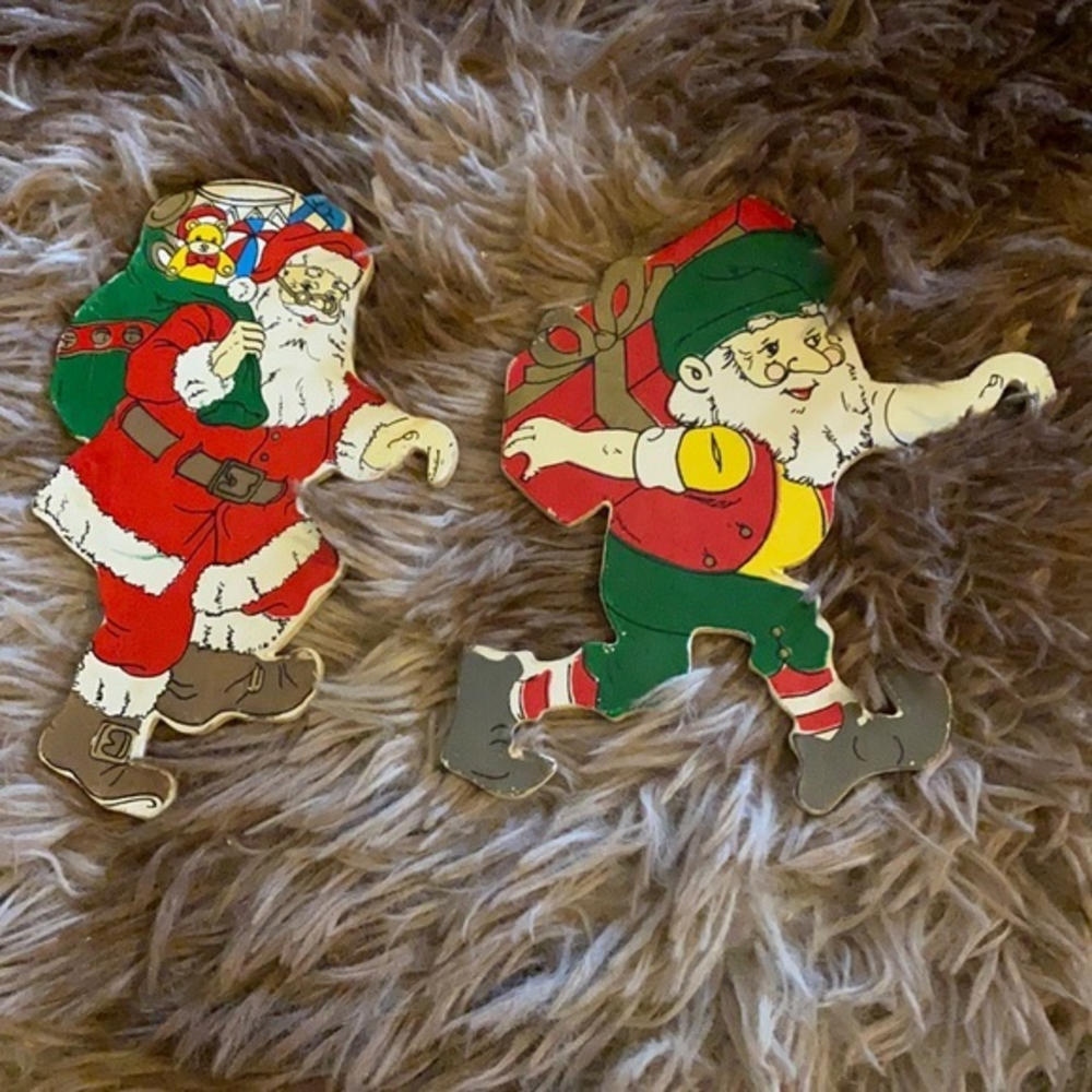 Christmas Santa Clause wooden hanger decorations‎